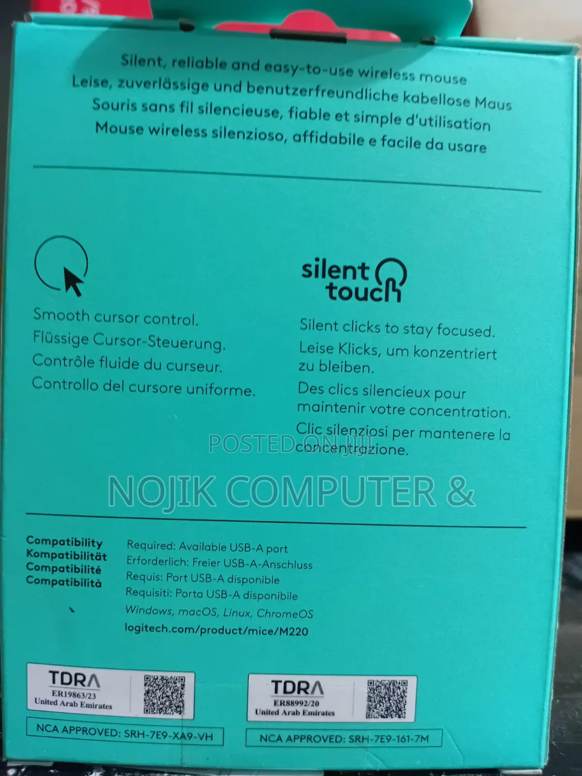 Logitech M220 Slient Mouse