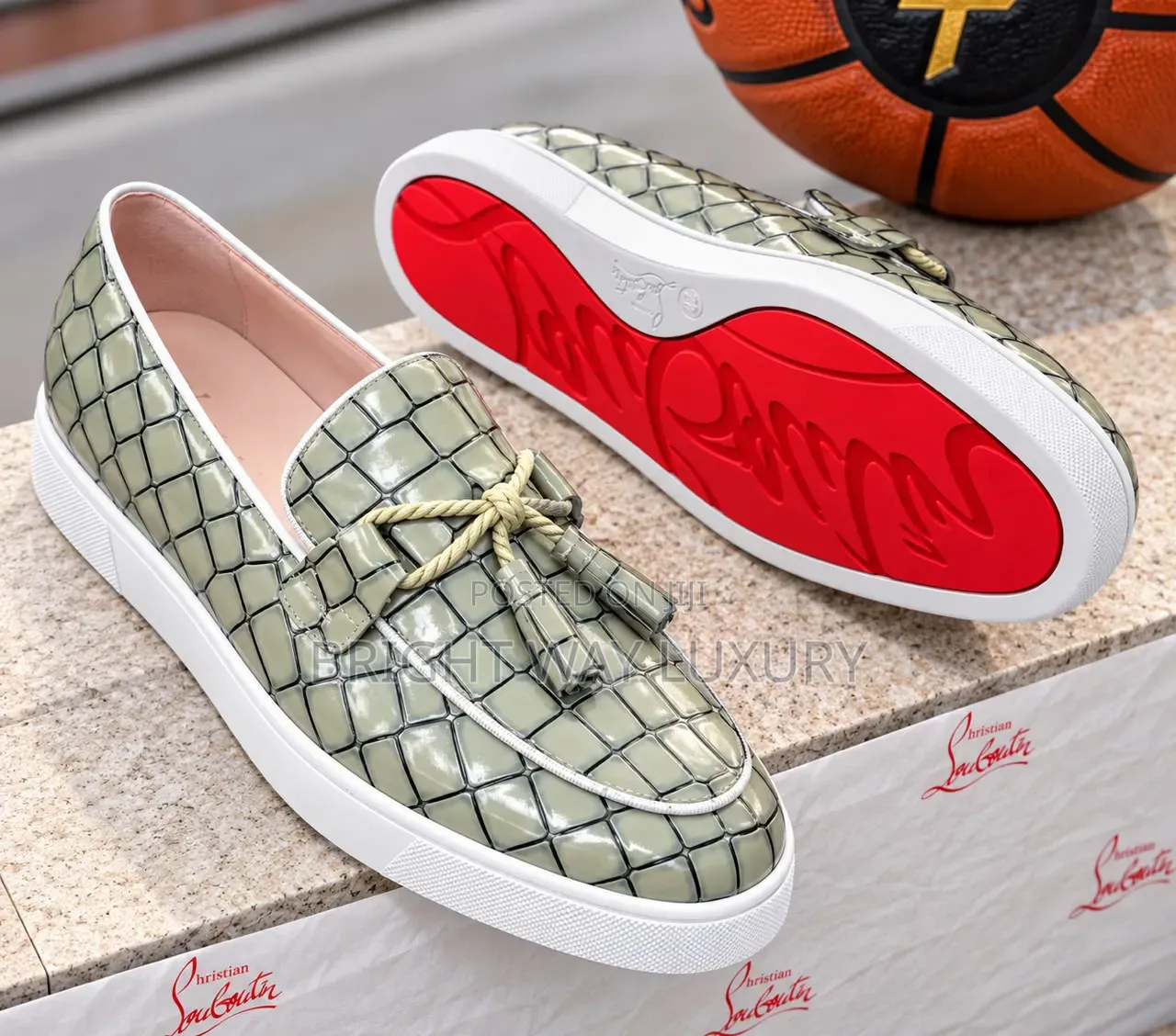 Louboutin Tassel Loafer for Men High Quality