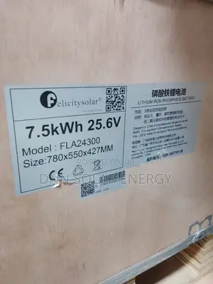 7.5kwh 25.6v Felicity Lithium Battery.