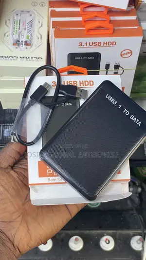 USB and Type C 3.1 to Sata Portable HDD Gaming Hard Drive Enclosure