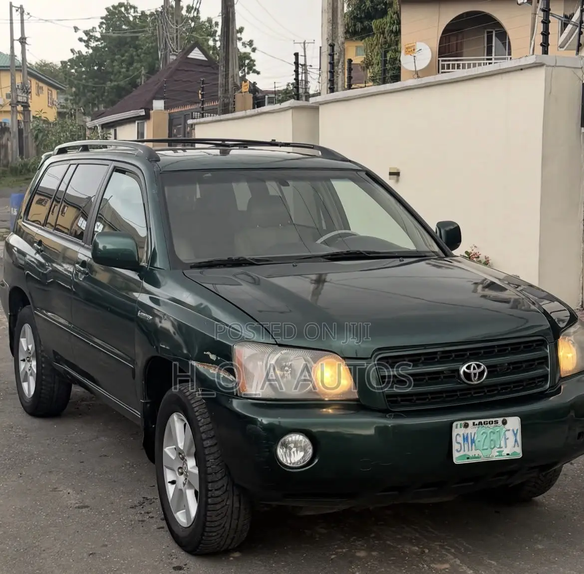 Toyota Highlander Limited V6 AWD 2003 Green
