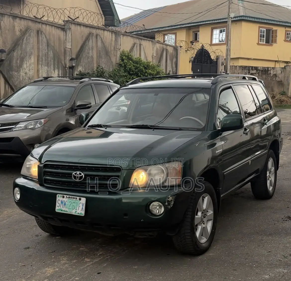 Toyota Highlander Limited V6 AWD 2003 Green