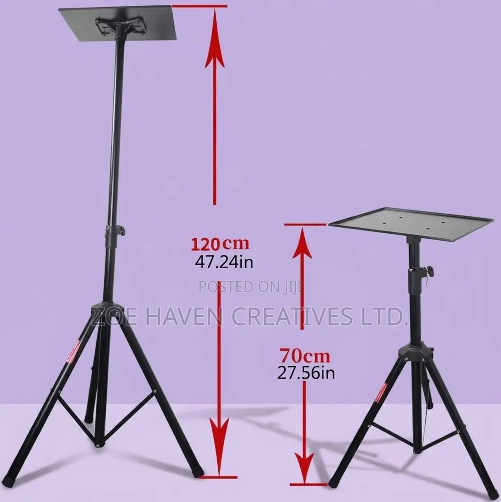 Metal Projector and Laptop Tripod Stands