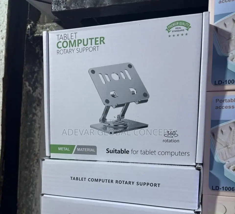 Foldable 360 Degree Metal Tablet Stand #VT
