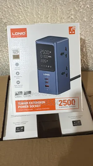 Ldnio Tower Extension Power Socket (2500w)