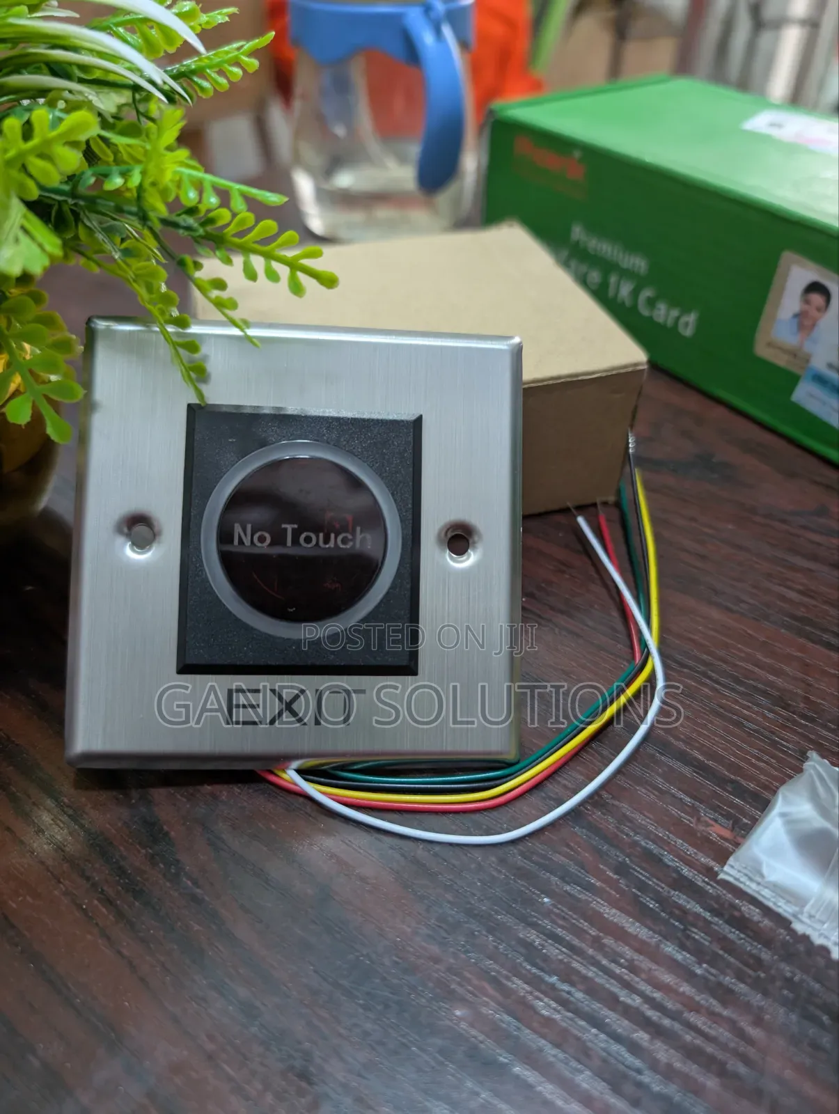No Touch Infrared Exit Button (Touchless Door Release Switch)