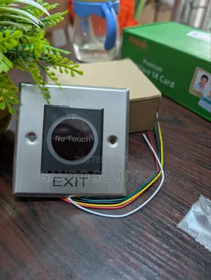 Non Touch Exit Button