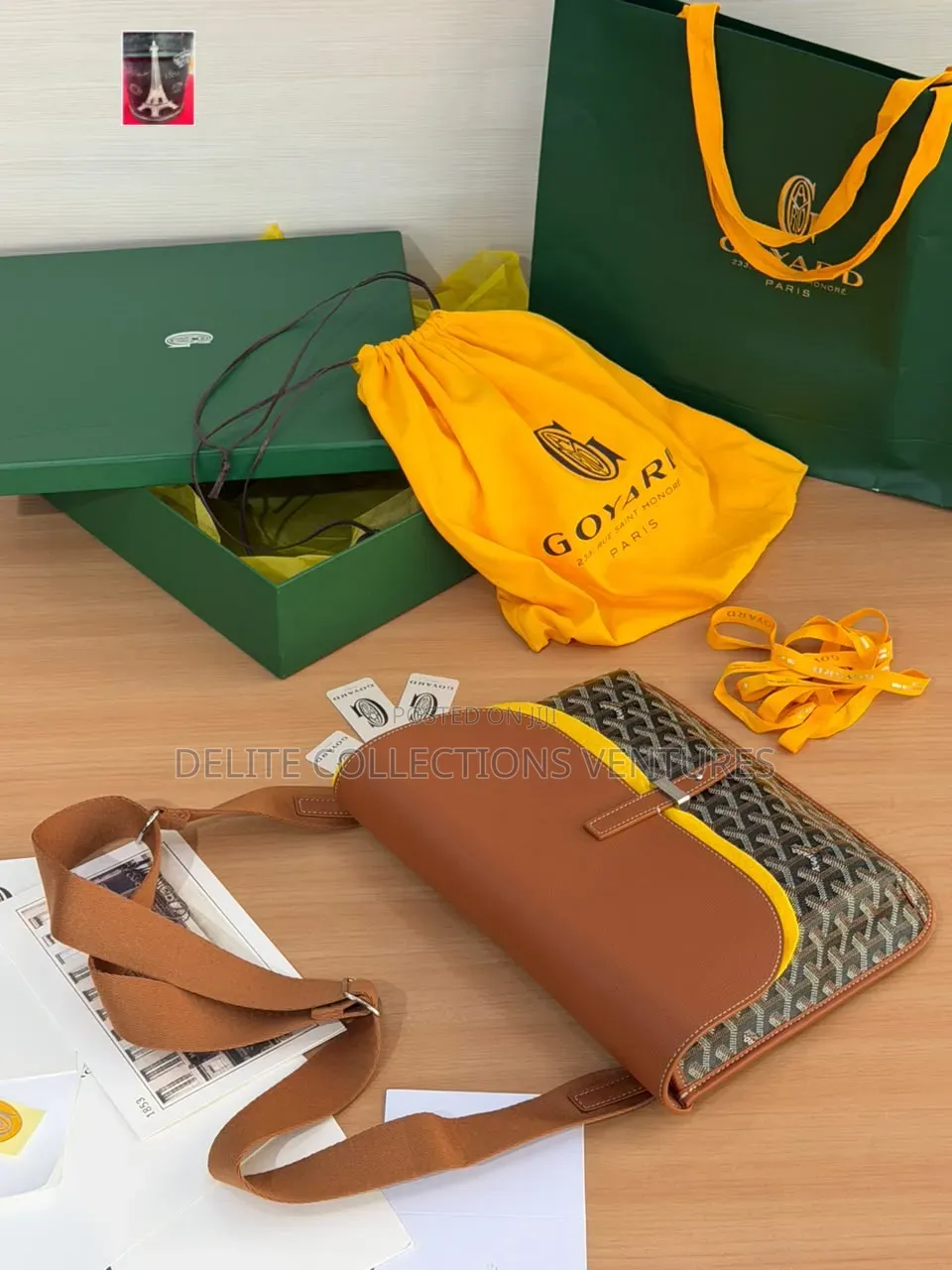 *Original Goyard Coursier Messenger Bag Available in Store