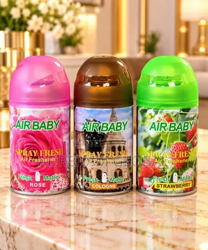 AirBaby Automatic Air Freshener Refills–Available,Cologne&Strawberry
