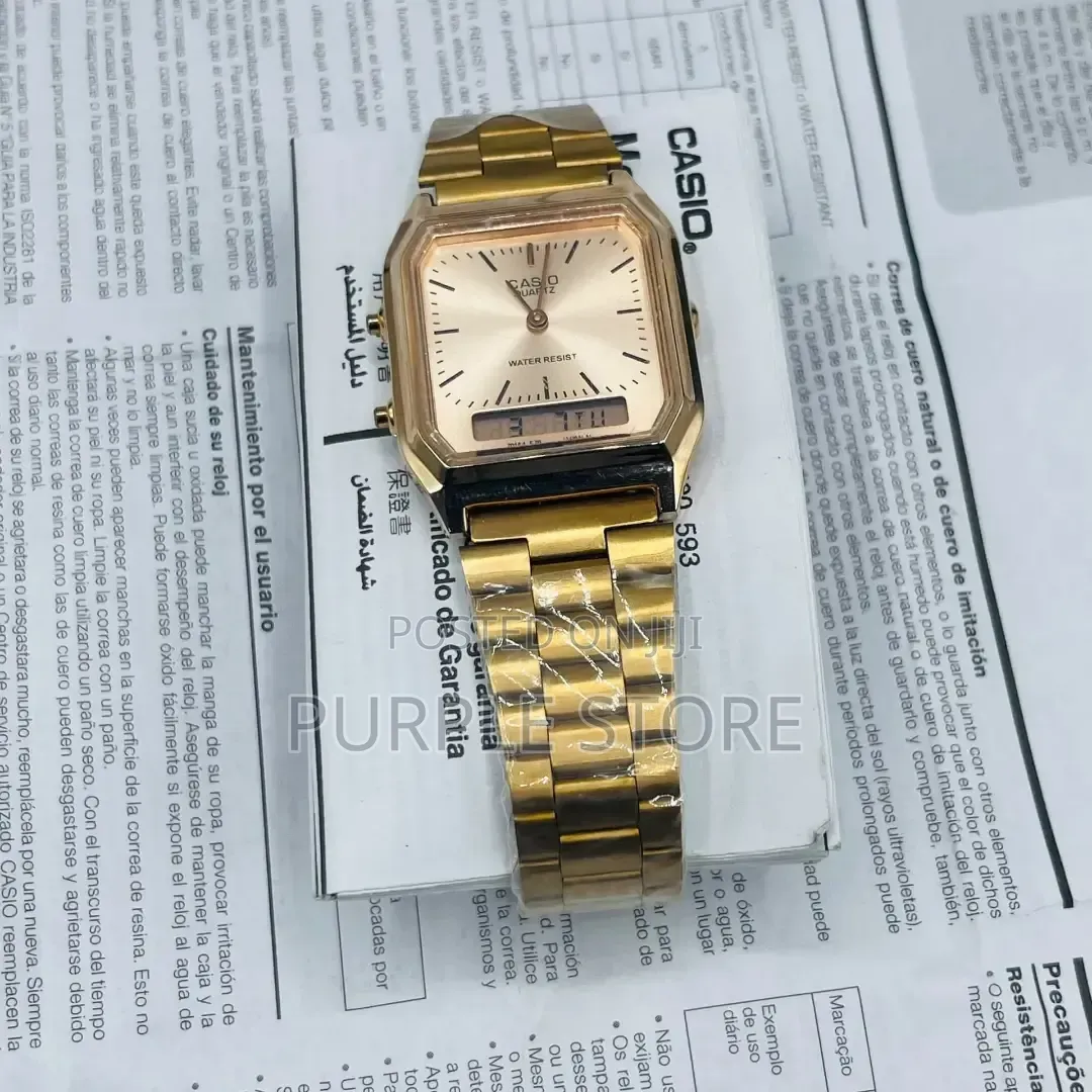 Casio Digital and Analog Unisex Wristwatches WR 30m
