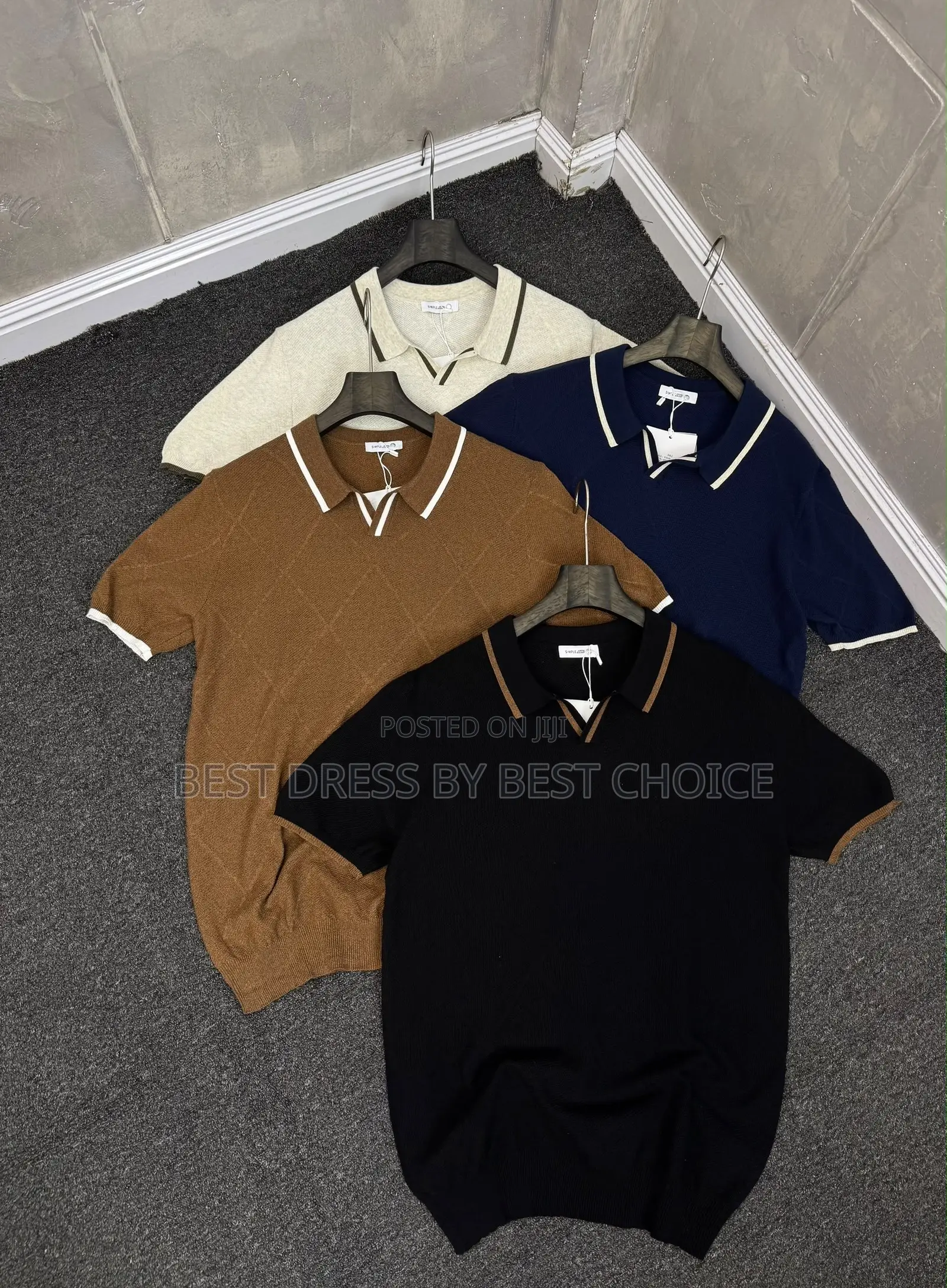 Classy, Simple and Effortlessly Premium Knitted Polo Shirts in Store
