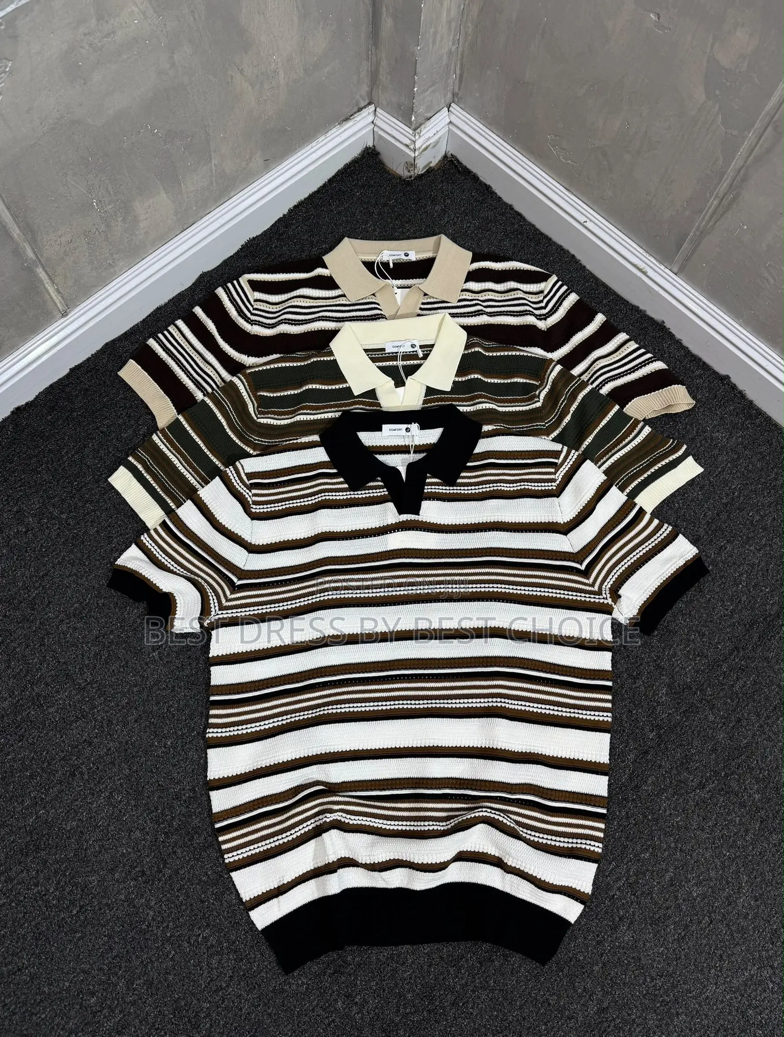 Classy, Simple and Effortlessly Premium Knitted Polo Shirts in Store