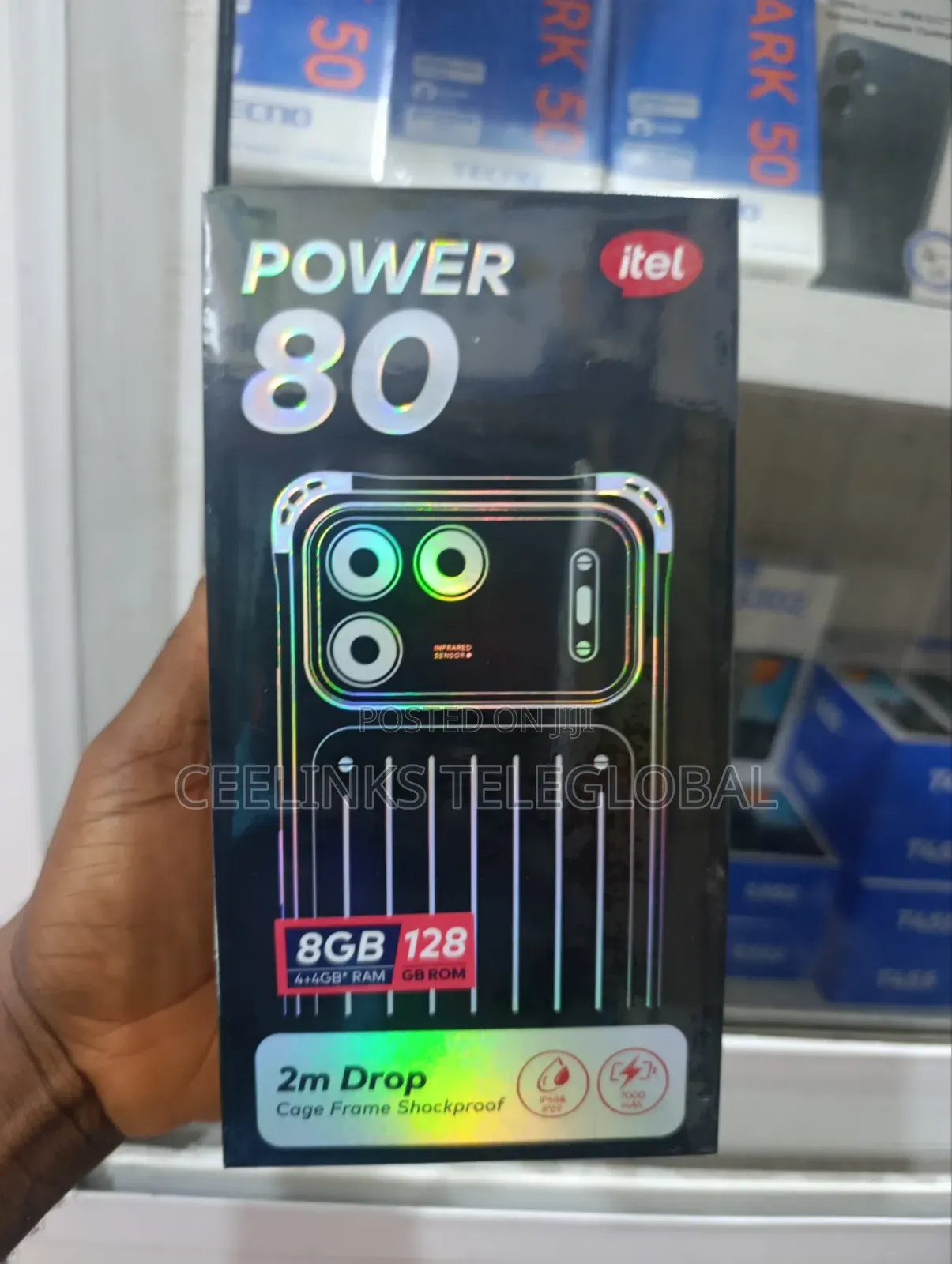 New Itel Power 80 128 GB Purple