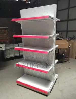 Nicely Designed Supermarket Shelving Unit (Double)