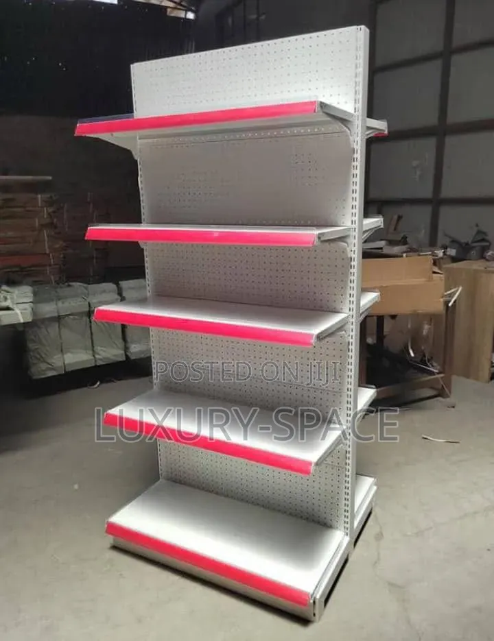 Nicely Designed Supermarket Shelving Unit (Double)