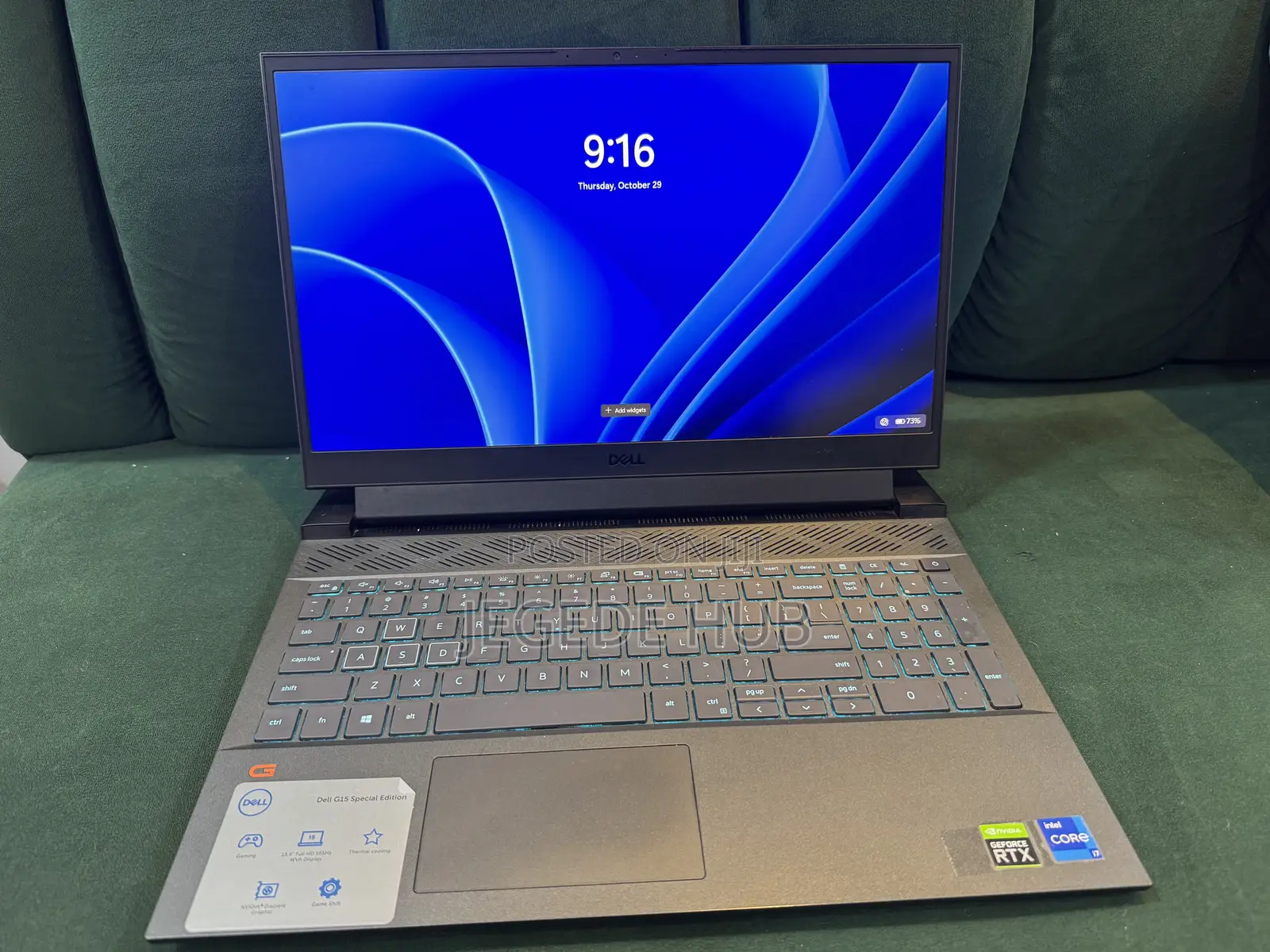 Laptop Dell G15 5511 16GB Intel Core i7 SSD 512GB