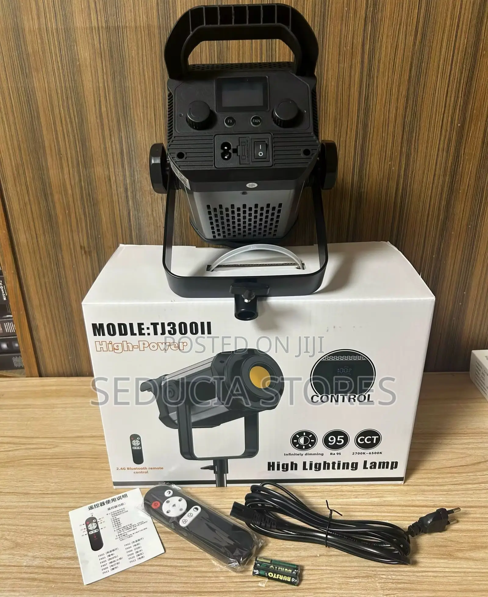 Bediro TJ300II LED Light With Bowen Mount and Strong Stand