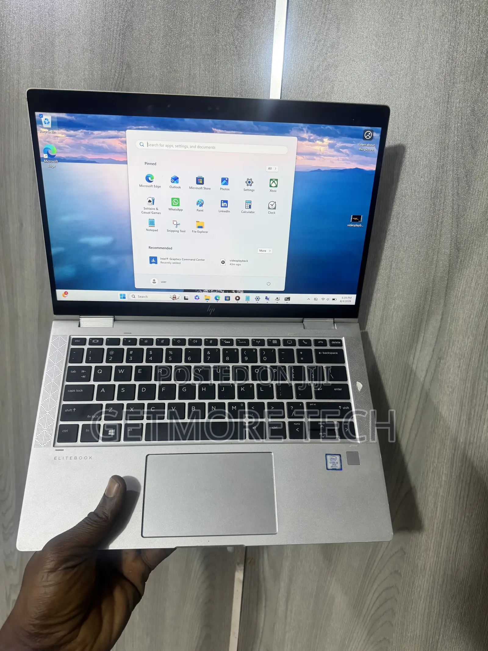 Laptop HP EliteBook 830 G7 8GB Intel Core i5 SSD 256GB