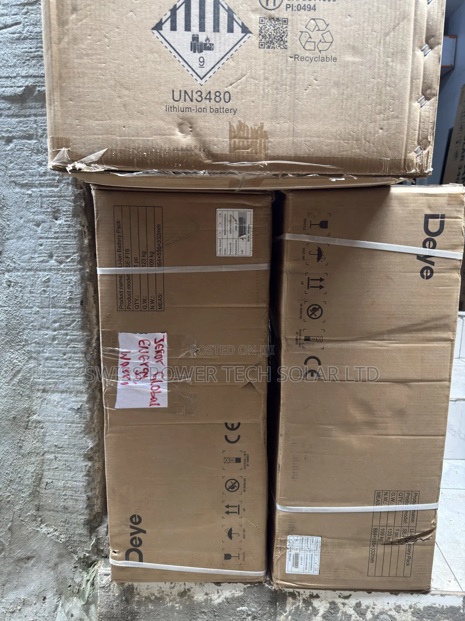 DEYE 16kwh Lithium Battery