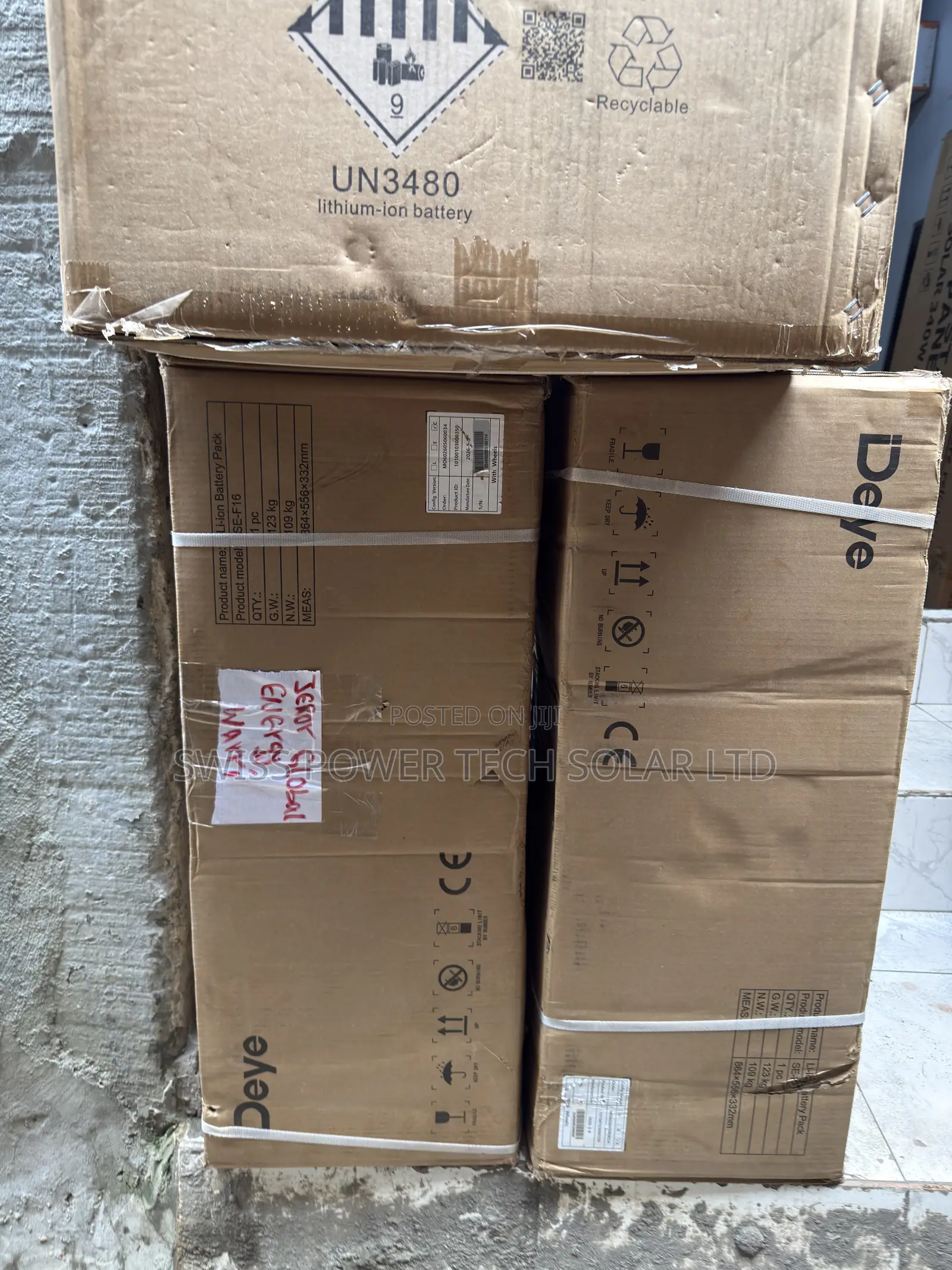 DEYE 16kwh Lithium Battery