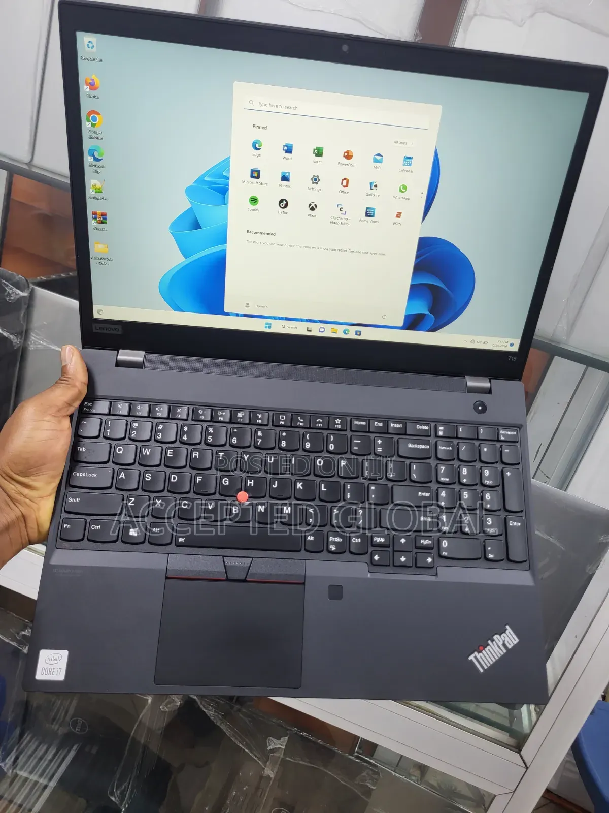 Laptop Lenovo ThinkPad T15 Gen1 8GB Intel Core i7 SSD 256GB