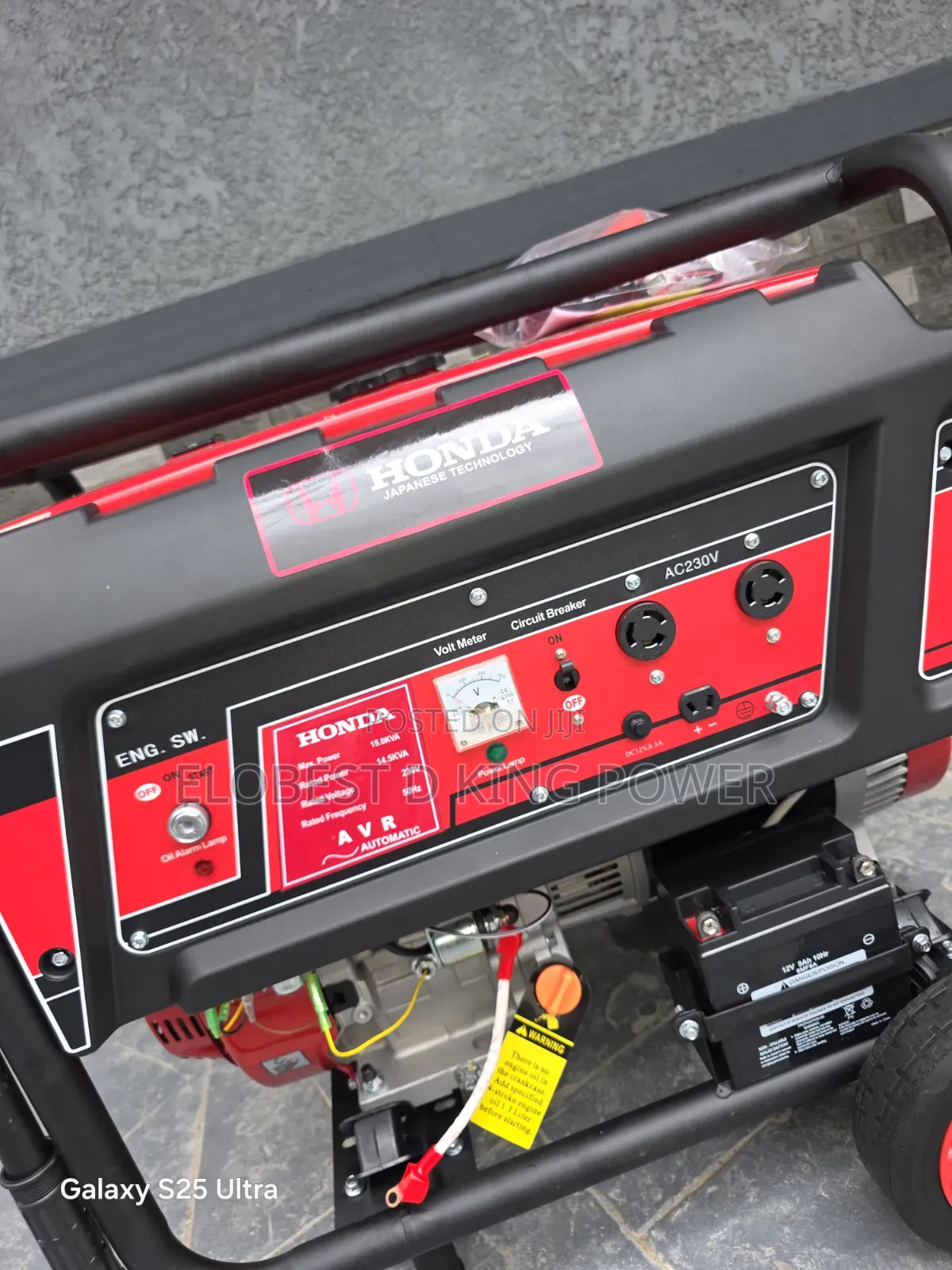 15KVA Honda Petrol Generator Set Brand New 100% Pure Copper Coil