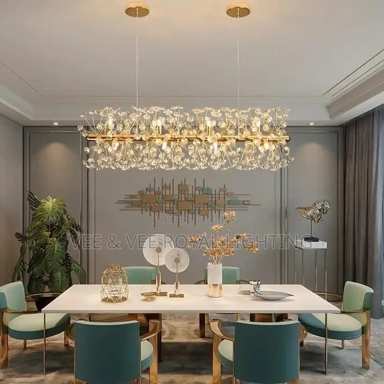 Luxury Crystal Branch Chandelier - For Dining, Restaurant, Kitchen