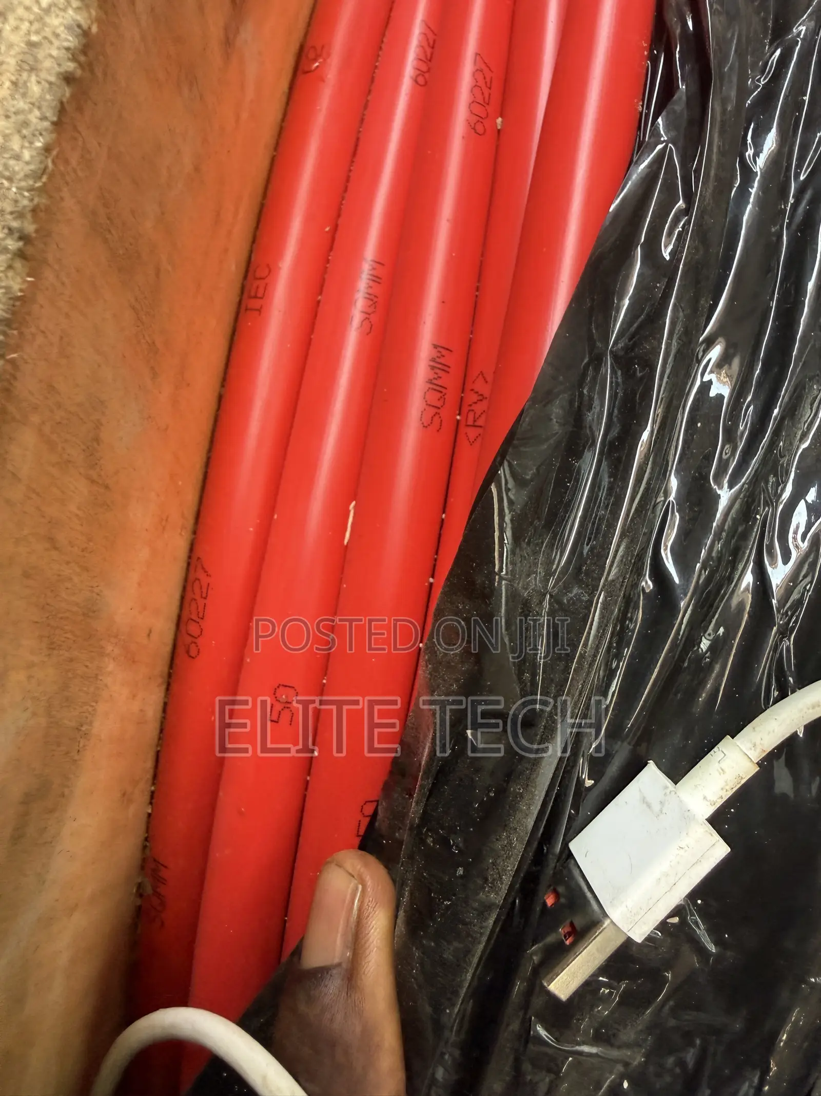 50mm2 X 1C Heavy Duty Flexible Battery & Welding Cable — 100% Copper