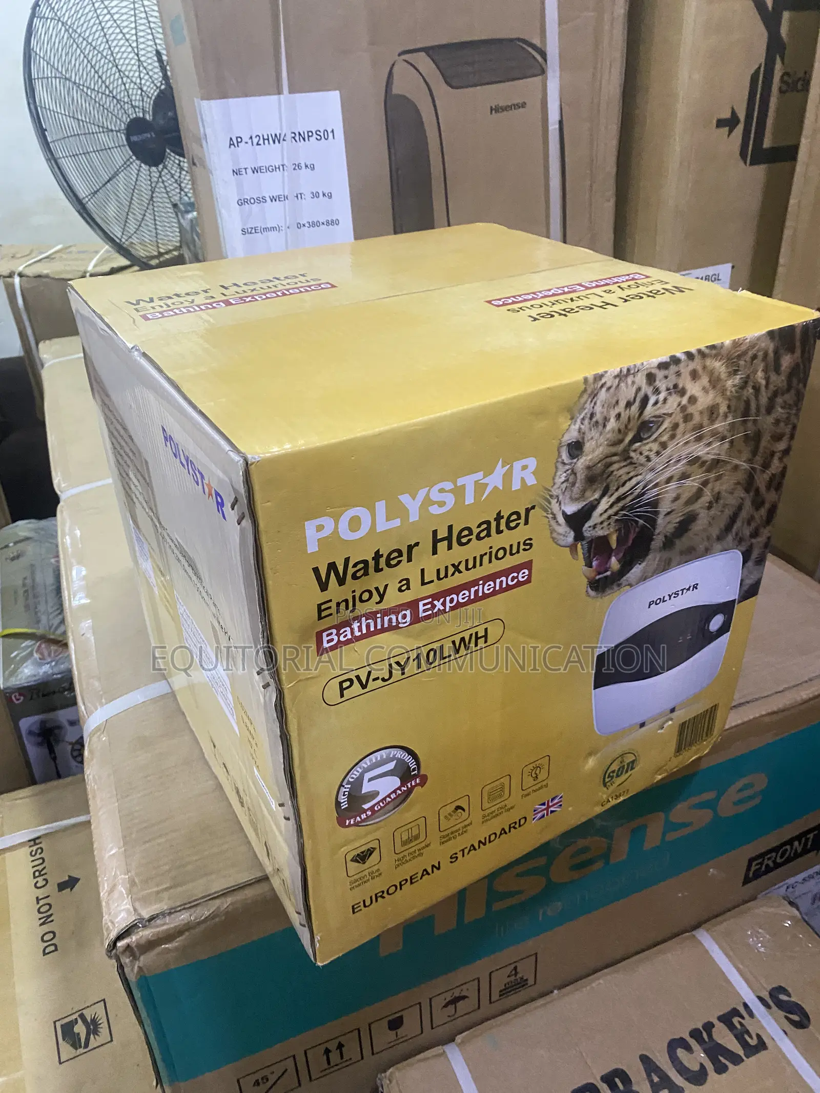 POLYSTAR PV-JY10LWH 10L Compact Water Heater