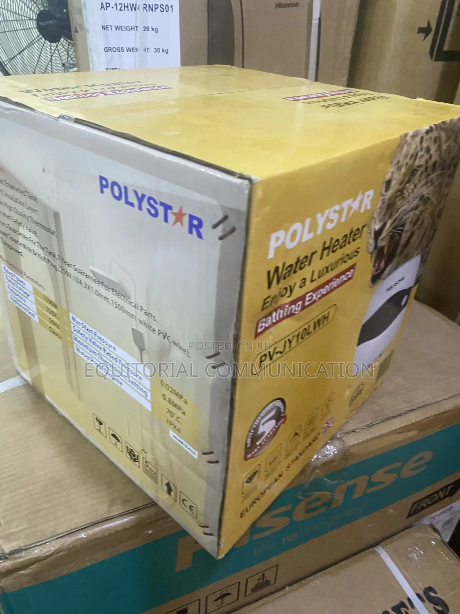 POLYSTAR PV-JY10LWH Household Water Heating Appliance 10L