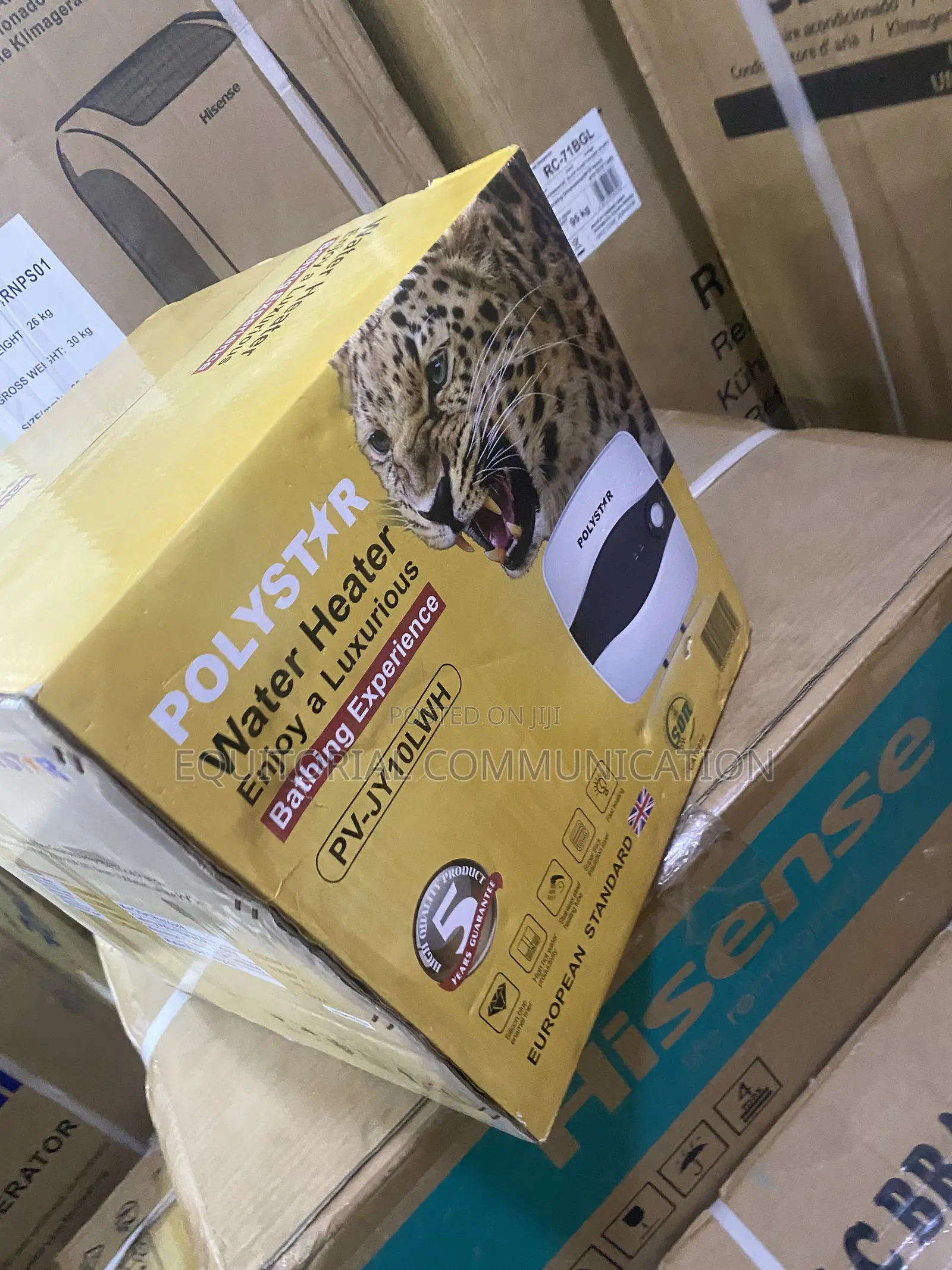 POLYSTAR PV-JY10LWH Space-Saving 10L Water Heater