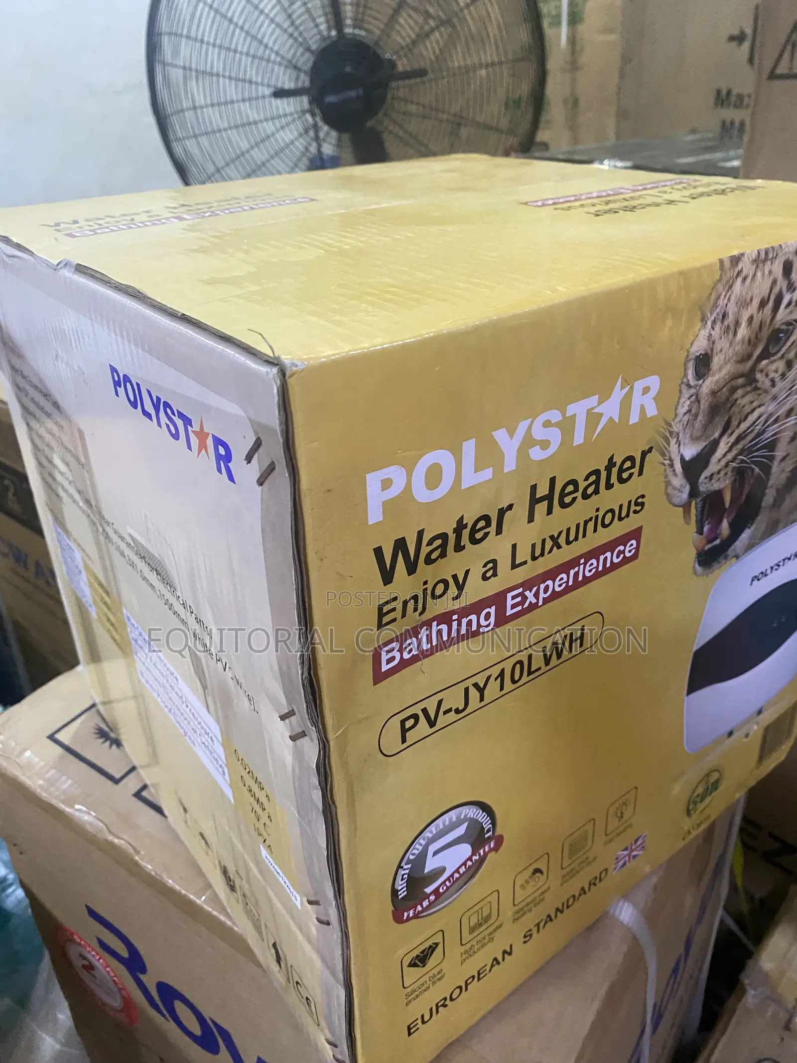 POLYSTAR PV-JY10LWH Efficient 10L Hot Water Heater