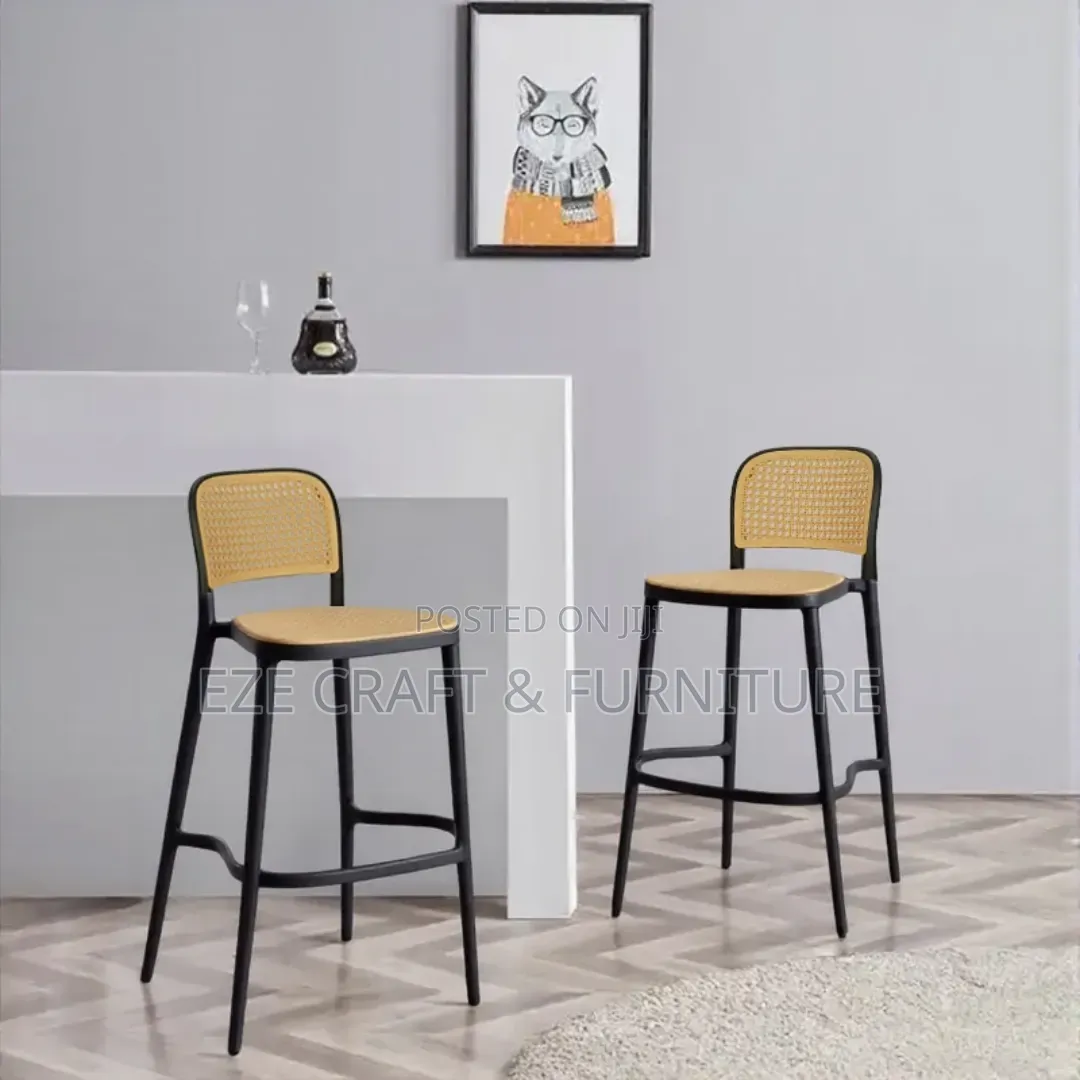 Plastic Rattan Bar Chair