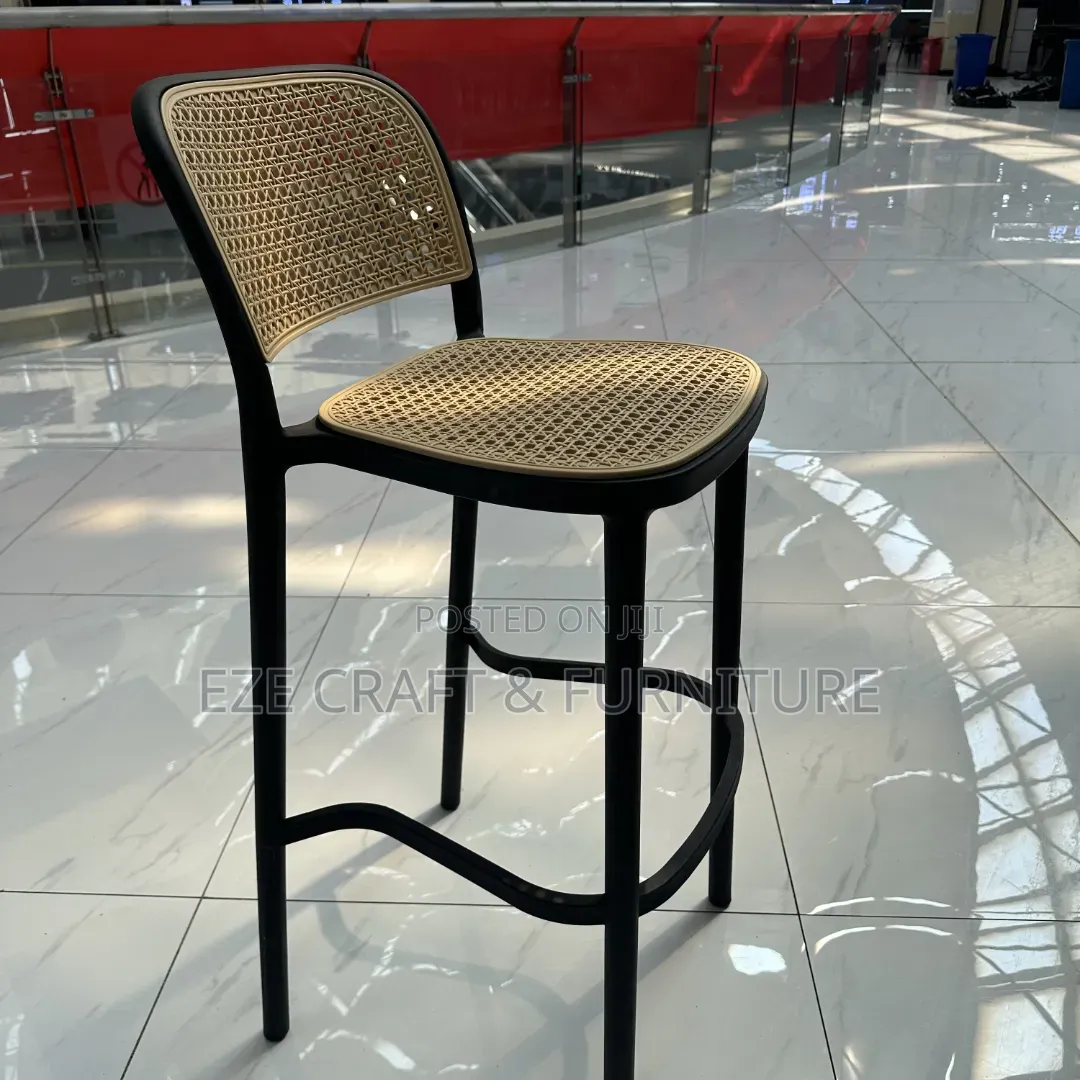 Plastic Rattan Bar Chair