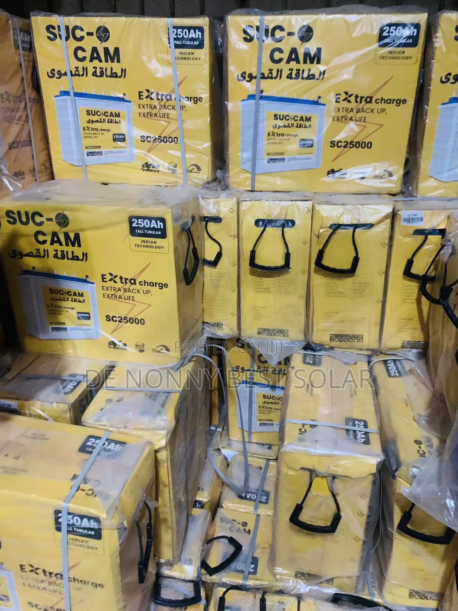 250ah Suc Cam Solar Tubular Battery