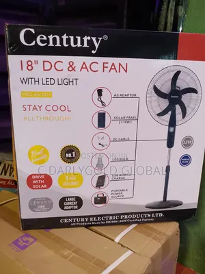 Century 18inches DC/AC With Led Light Standing Fan