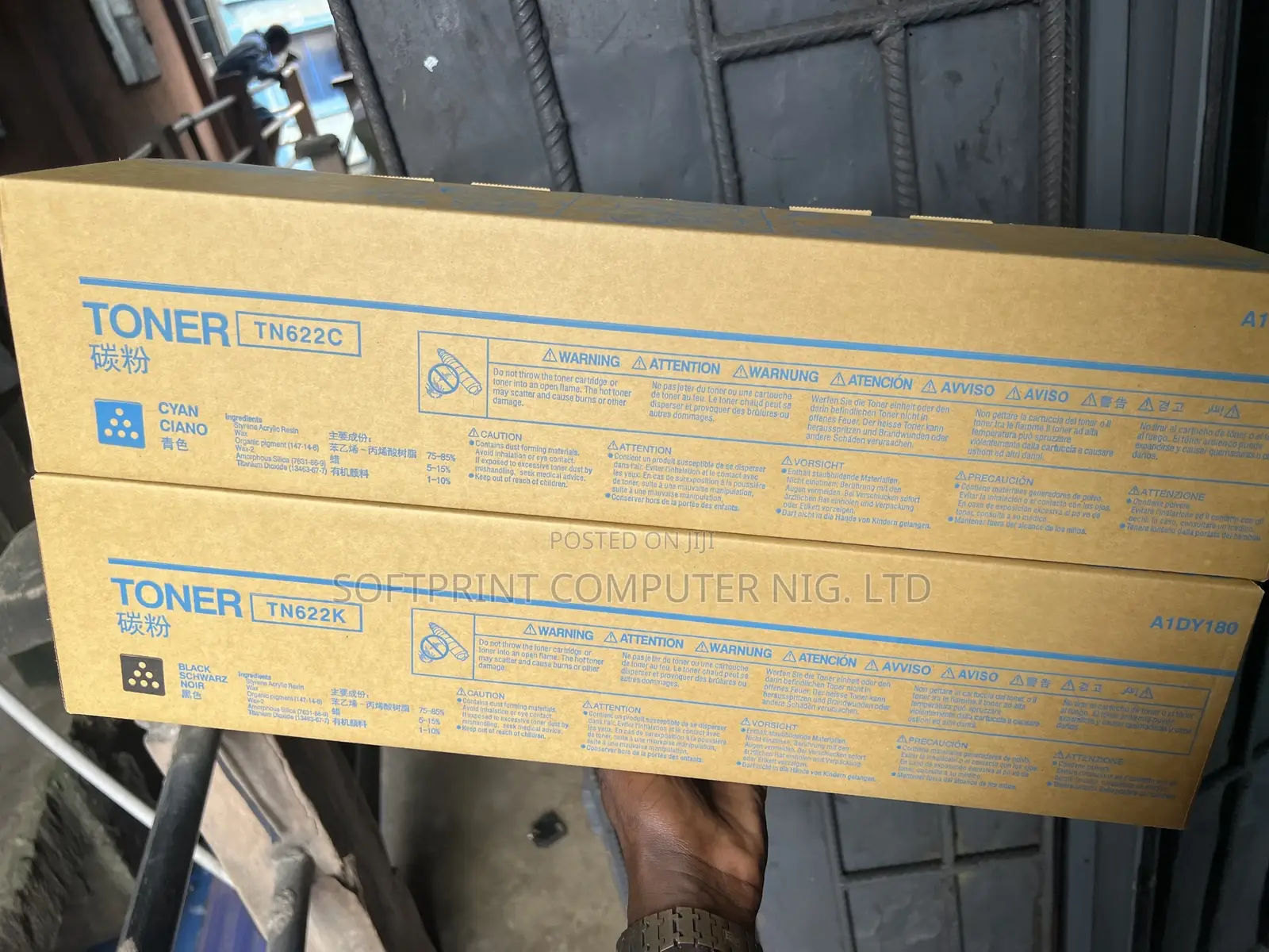 Bizhub Tn622 Toner Black and Cyan