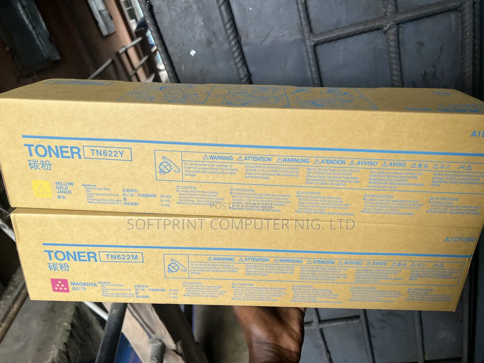Konica Minolta TN622 Yellow and Magenta Premium Quality