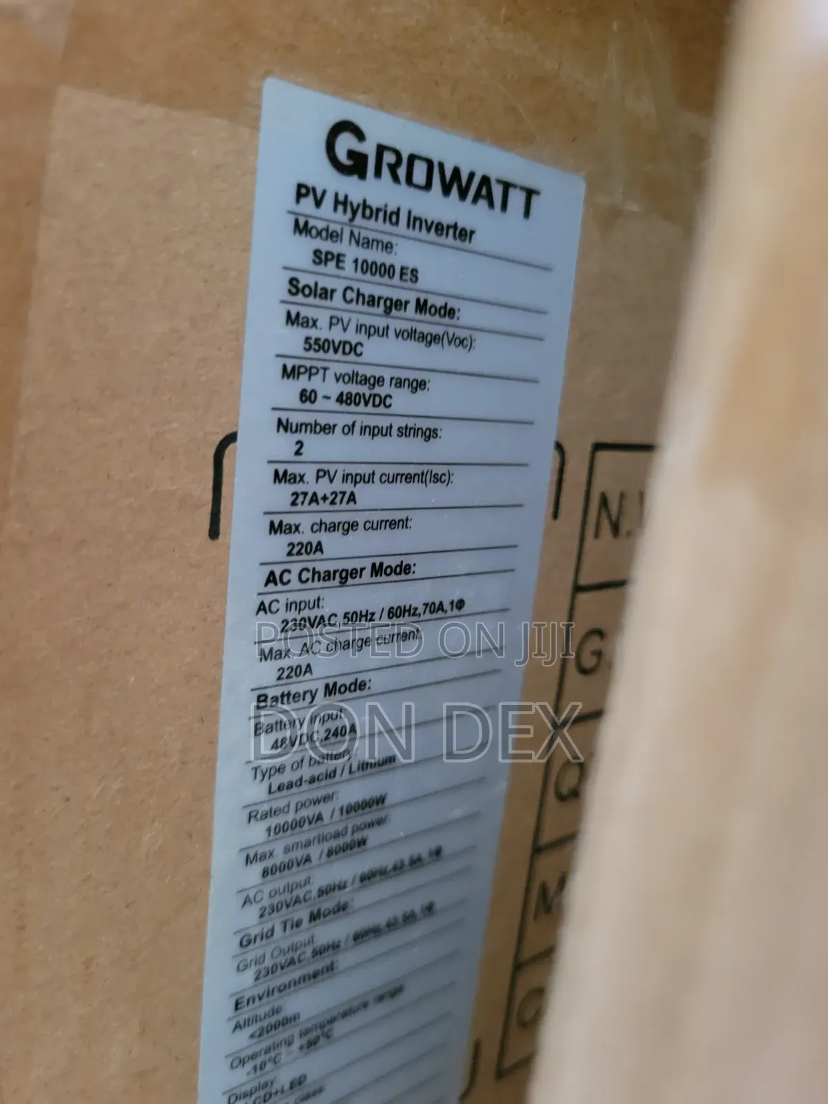 10kva 48v Growatt Hybrid Inverter