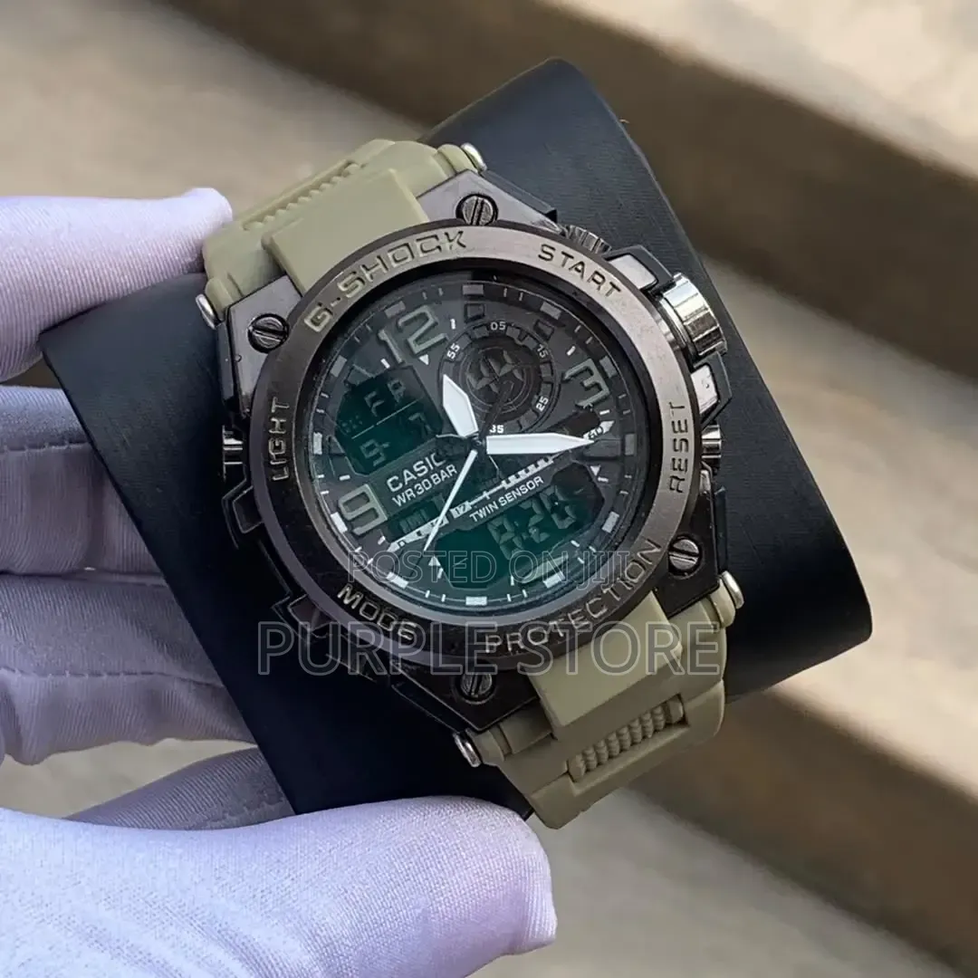 G-Shock Rugged Digital and Analog Watch Wr 30m
