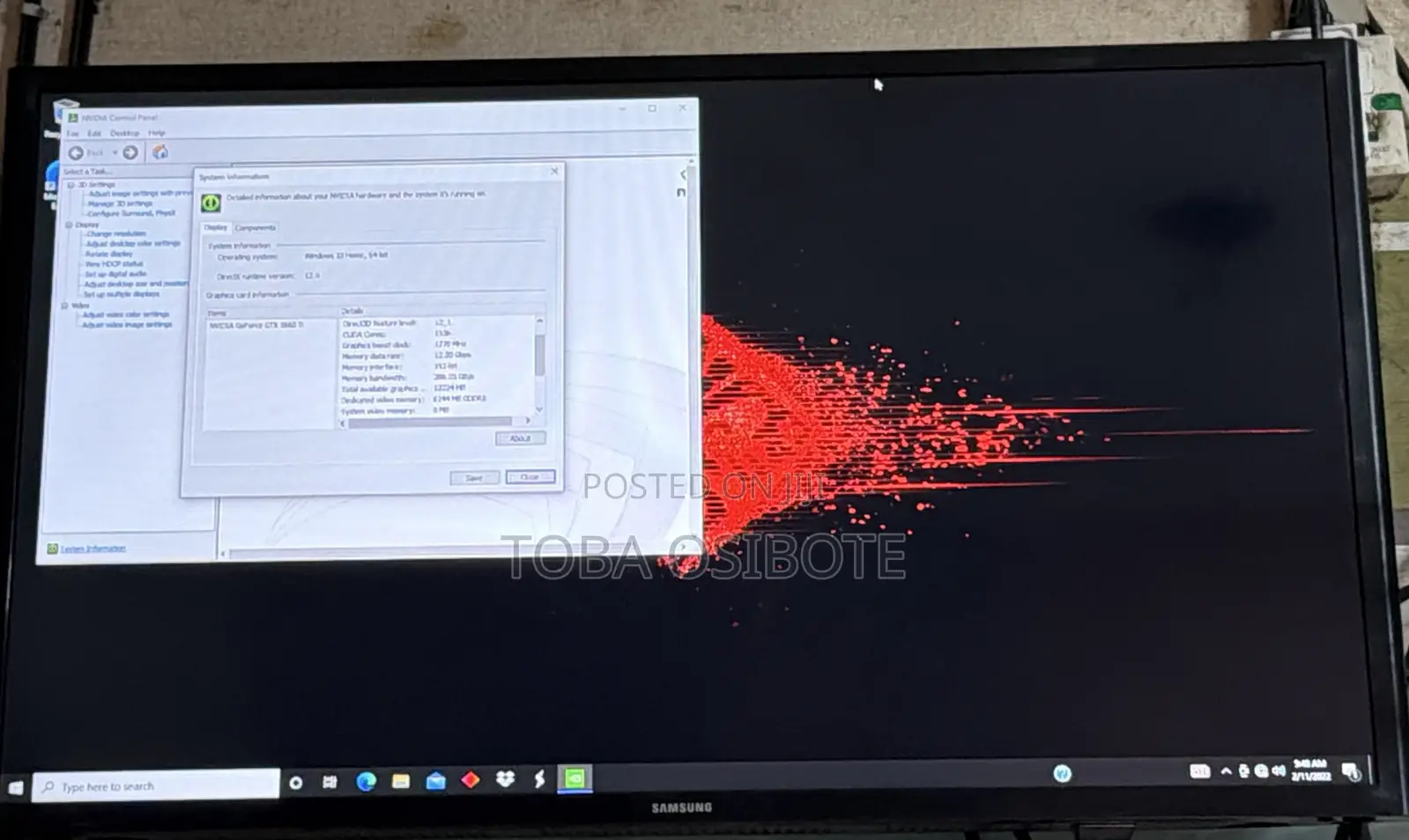 Desktop Computer HP Omen 25L 12GB Intel Core i7 HDD+SSD 1T