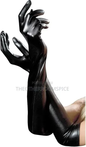 Party Finger Handgloves Faux Leather Adult Party Costume Club