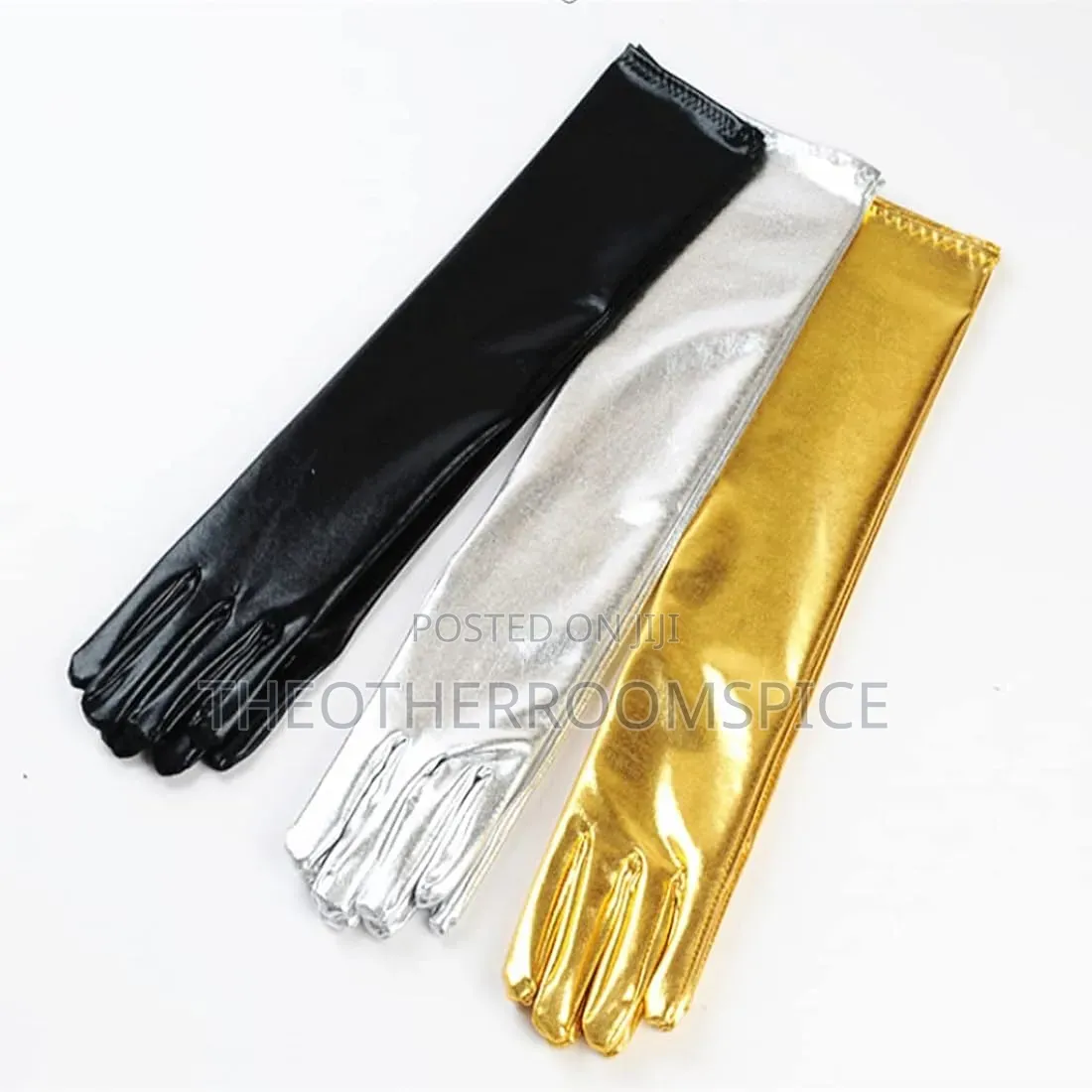Party Finger Handgloves Faux Leather Adult Party Costume Club