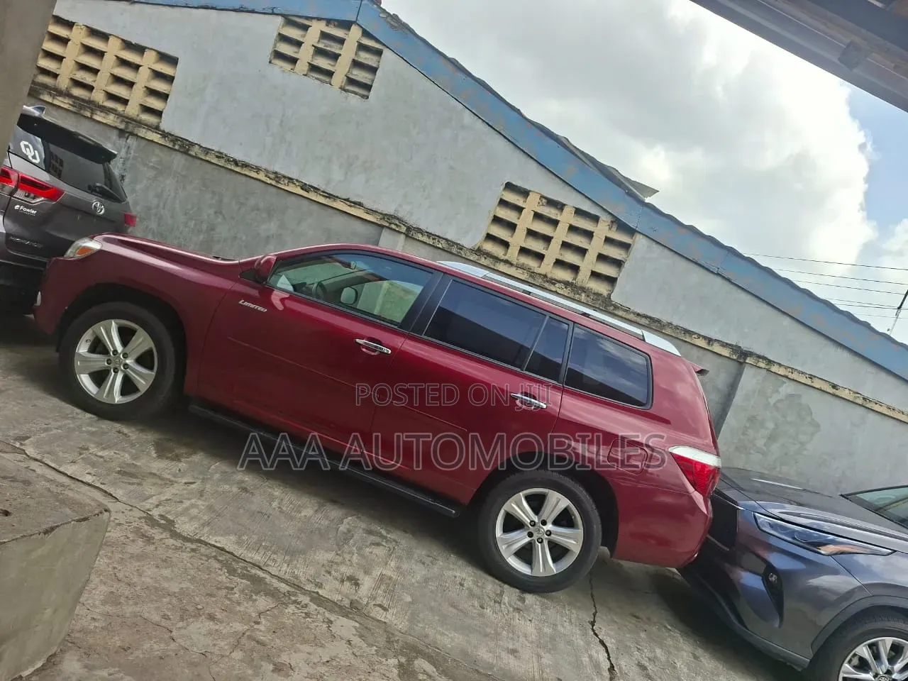 Toyota Highlander Limited 2010 Red