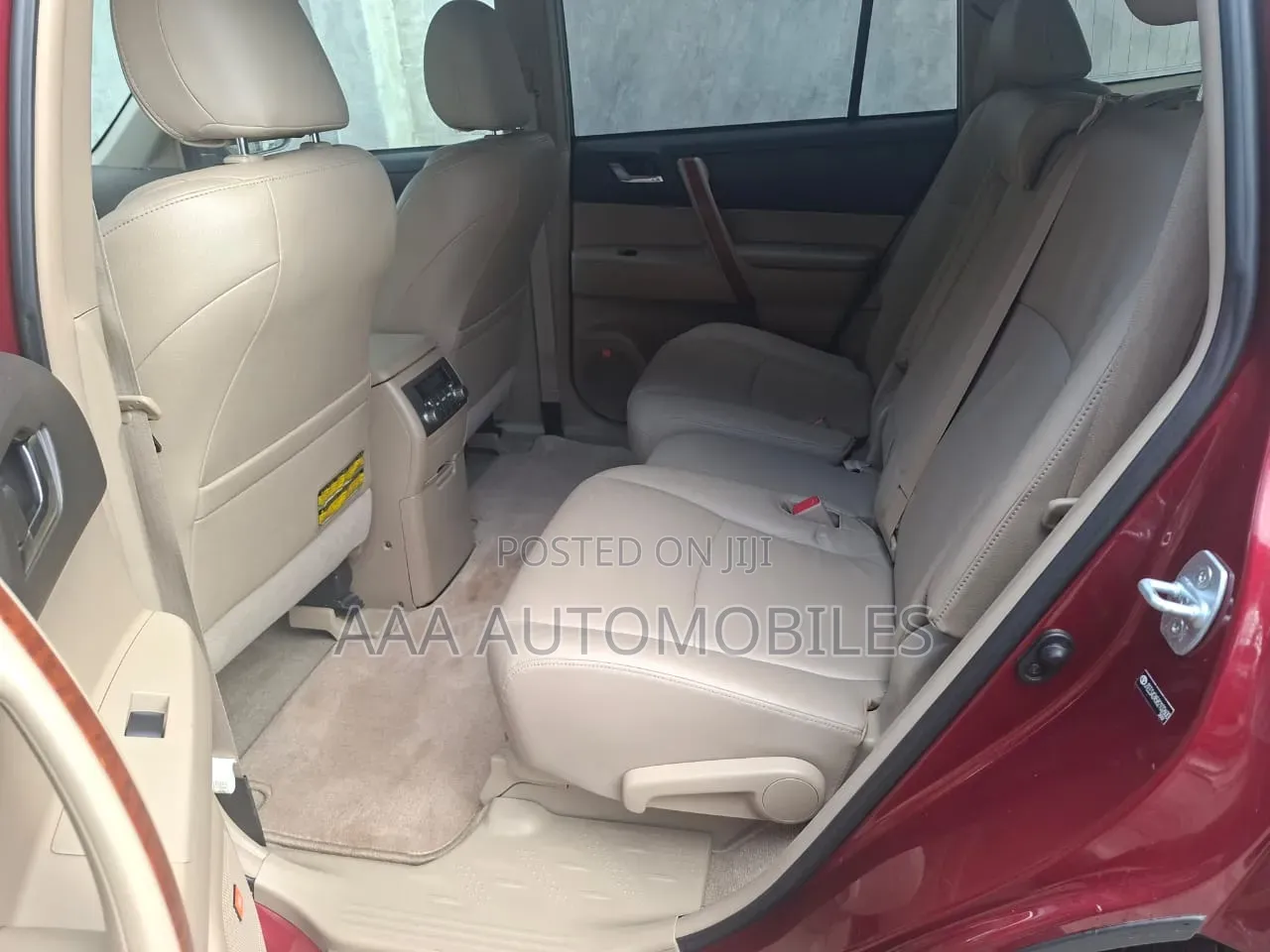 Toyota Highlander Limited 2010 Red