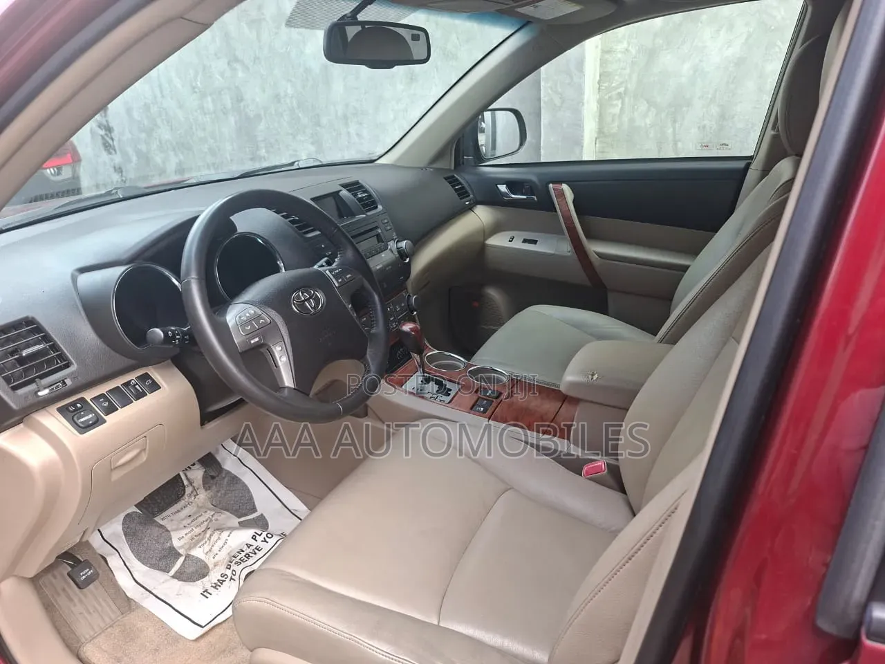 Toyota Highlander Limited 2010 Red