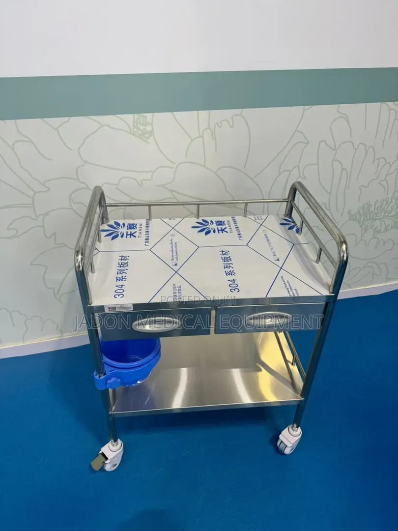 Double Draw Instrument Trolley