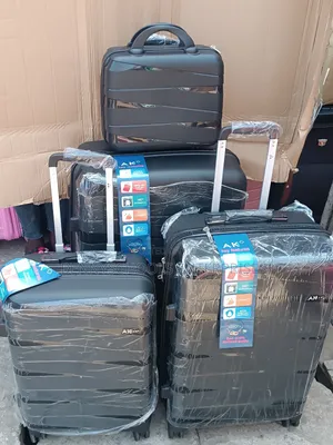 Set of 4 Blacky AK Unbreakable Rubber Travelling Luggage Boxes