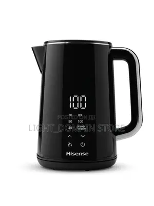 Hisense 1.7l 2200w Black Digital Kettle Model Number: Hk17dwd