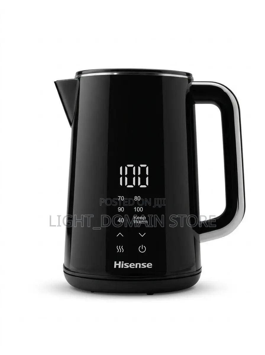 Hisense 1.7l 2200w Black Digital Kettle Model Number: Hk17dwd